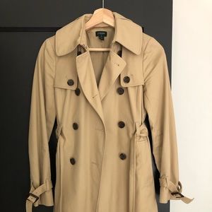 Jcrew classic trench coat size 00